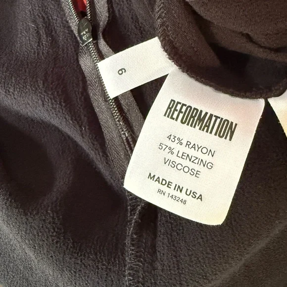 Reformation Black and Green Dress - Picture 6 of 6